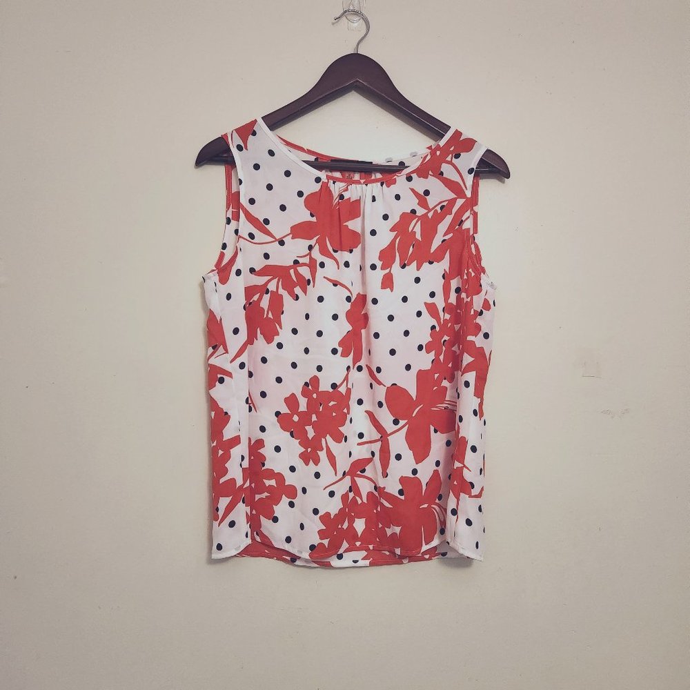 NINE WEST Women Stretch Comfy Poly Pencil Skirt Multicol with top , size Medium